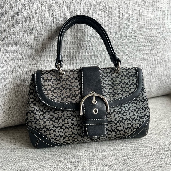 Coach Handbags - Coach Black Interior Leather Patch Bag